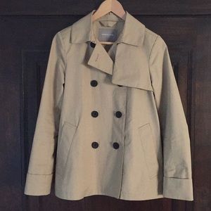 Everlane Cropped Swing Trench Coat